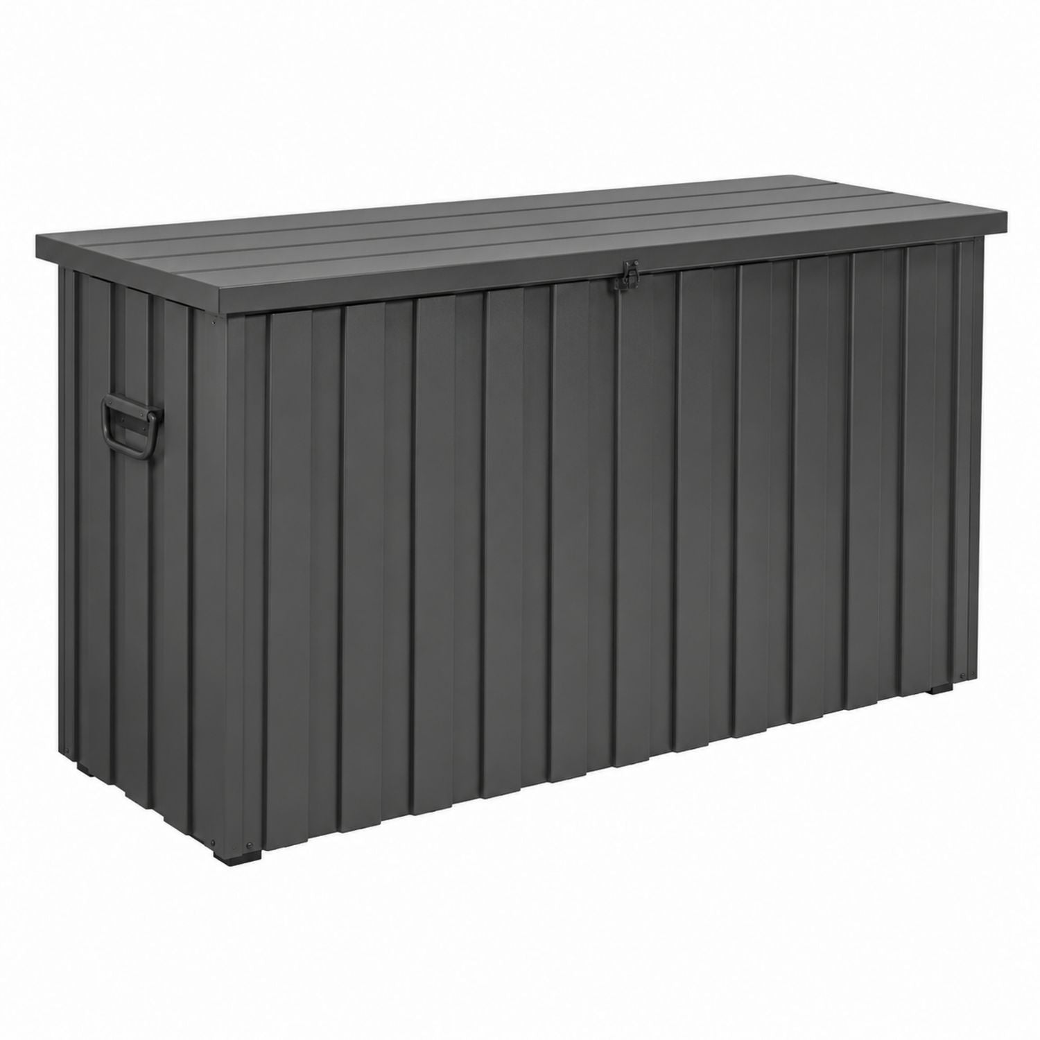 Outdoor Steel Storage Box Grey 120x60x63 cm
