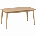 Rectangular Oak Dining Table 150cm x 90cm x 75cm